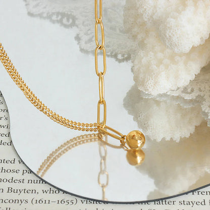 Dainty Double Layer Chain Anklets - Tarnish-Free Beach Jewelry