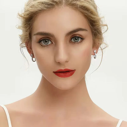 Moissanite Hoop Earrings in Silver – Elegant Jewelry for Every Occasion